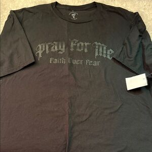 Twisted label Pray For Me Black T-Shirt size 4x